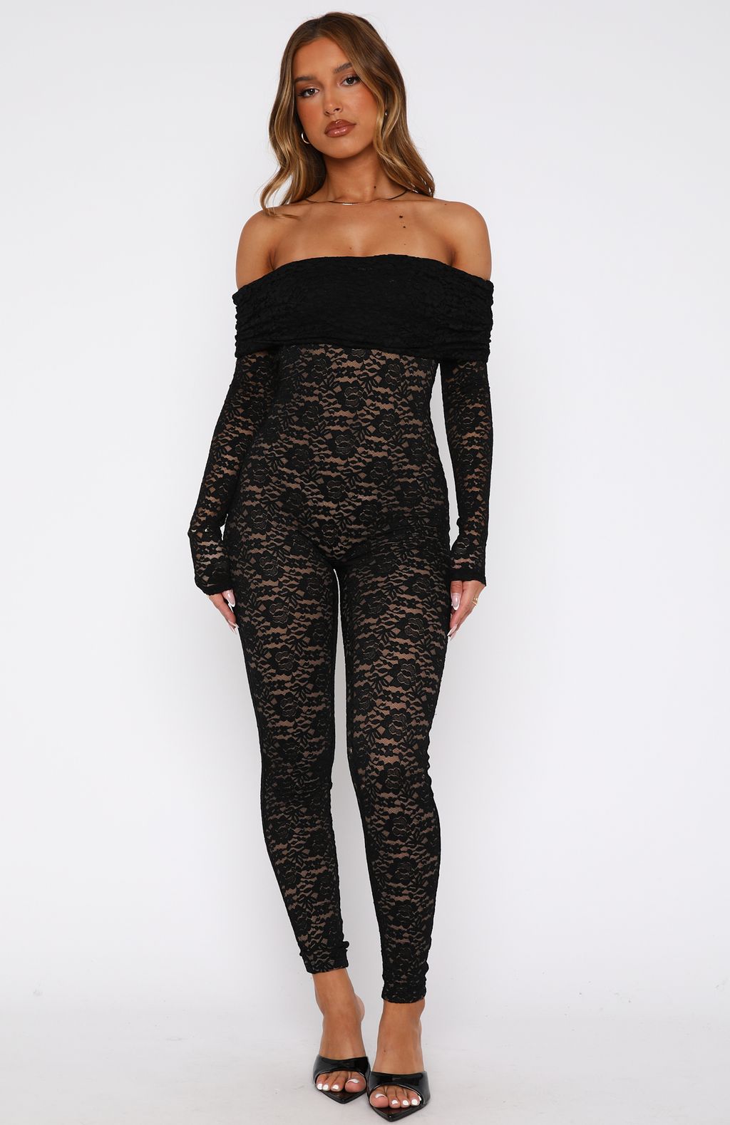 Evening Soiree Long Sleeve Jumpsuit