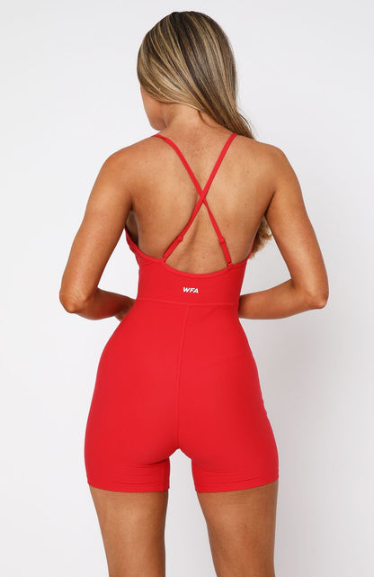 Power Confidence ᵗᵐ - Playsuit Red