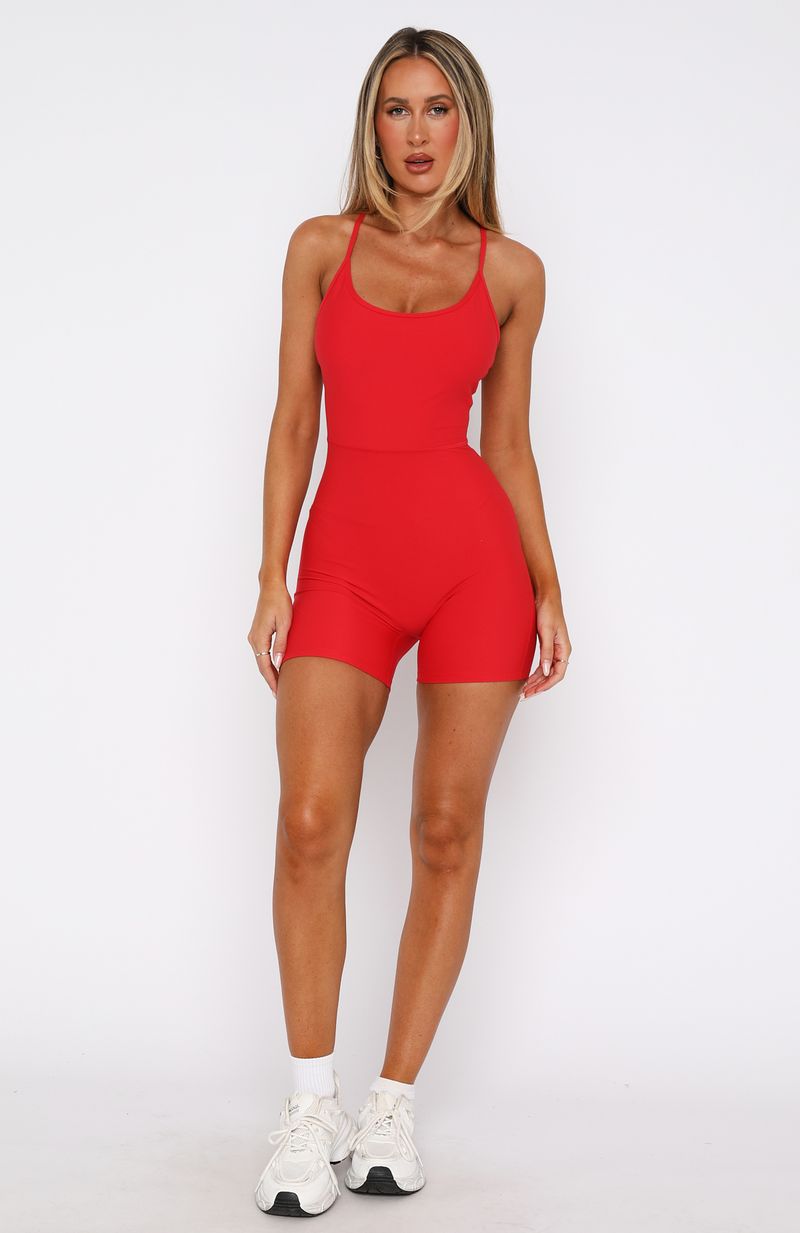 Power Confidence ᵗᵐ - Playsuit Red