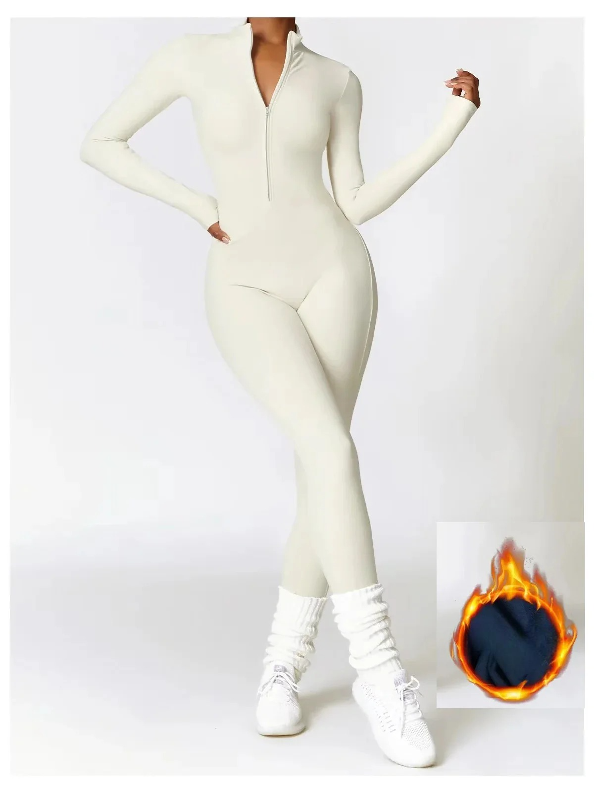 Ava™ | Thermal Jumpsuit – Warm, Flexible & Functional